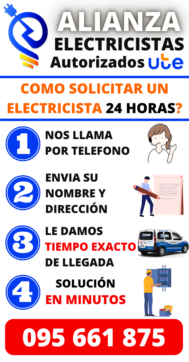 Alianza Electricista Autorizado por Ute Montevideo 24 horas